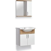 Resim Saydam Banyo Leon MDF Banyo Dolabı 65 cm 