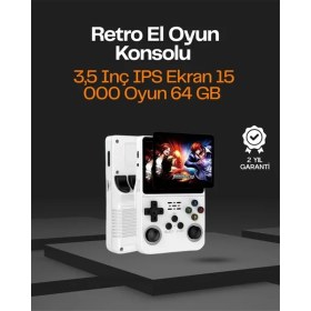Resim Pileli Store Taşınabilir Retro Oyun Konsolu - 15.000 Oyun, 64 GB Depolama, IPS Ekran 