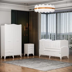 Resim Garaj Home Sude Yıldız 4 Kapaklı Bebek Odası 