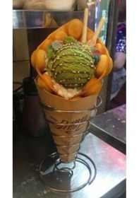 Resim Bubble Waffle Tutucu .Kızartma Raf Standı 