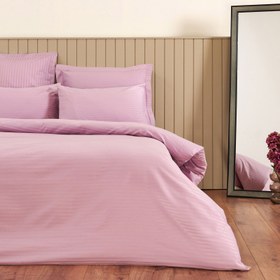 Resim Nuvomon 4 Yastıklı Saten Nevresim Takımı - Pembe 
