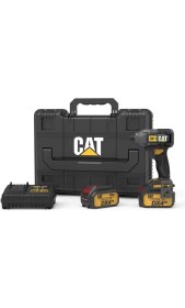 Resim Cat DX71.2 18VOLT 4.0AH Li-Ion Çift Akülü 215NM Kömürsüz Profesyonel Şarjlı Darbeli Tornavida 
