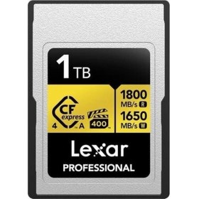 Resim Lexar 1tb Professıonal Gold LCAGOLD001T- Rneng Cfexpress 4.0 Type-A Kart 
