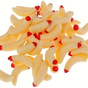 Resim 2,2 cm / 0,3 gr Ekmek Solucanları, Yumuşak Solucanlar, Olta Yemleri, Batırılmış Ekmek Solucanları, Yumuşak Yem Taklit Larvaları Ve Solucanlar Balıkçılık Ve Olta Balıkçılığı İçin. 