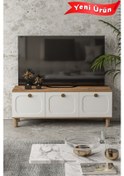 Resim Bohem 135 Cm Tv Ünitesi Mdf Kapak Beyaz 