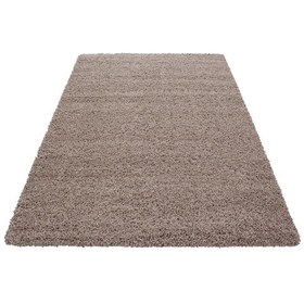 Resim Soft Shaggy Halı Yüksek Tüylü Düz Bej Rengi Çocuk Odası Oturma Odası Salon Mutfak Halısı 