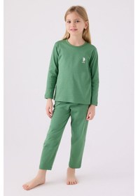 Resim U.s. Polo Assn Kız Çocuk Yeşil Pijama Takımı Us1668-c-v3 Yeşil 
