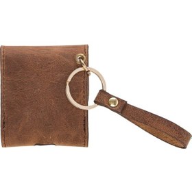 Resim Bouletta Mai Snap Airpods Kulaklık Kılıfı Antik Kahve 