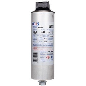 Resim EKON 20 Kvar Trifaze Tüp Kondansatör Uyumlu 