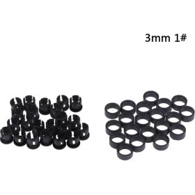 Resim Mingjin Shop 1 No.1 Stili 20 Takım Yüksek Li Plastik LED Tutucular Klipsler-Çerçeveler Dış Halka Alet Parçaları ile Kılıfları Bağlar (Yurt Dışından) 