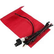 Resim Xurunkeji 25w 12v Evrensel Motosiklet Atv Koltuk Isıtmalı Minder Kış Isıtıcı Su Geçirmez Ped Isıtma Pedi Matı 