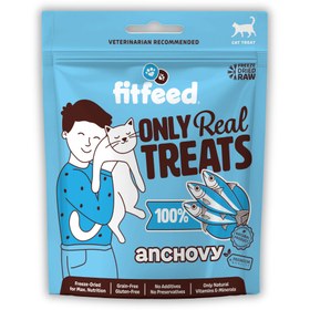 Resim Freeze-Dried Çiğ Hamsi Kedi Ödül Maması 40g 