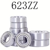 Resim Spor ve açık hava ekipmanları 12 adet mini rulman, karbon çeliği (3Mm*10Mm*4Mm) ile derin oluklu mini rulmanlar, scooterlar, kaykaylar, patenler ve daha fazlası için uygun. 