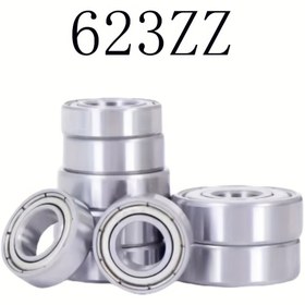 Resim Spor ve açık hava ekipmanları 12 adet mini rulman, karbon çeliği (3Mm*10Mm*4Mm) ile derin oluklu mini rulmanlar, scooterlar, kaykaylar, patenler ve daha fazlası için uygun. 