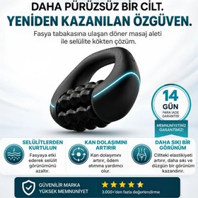 Resim VELNORA™ Elektrikli Döner Masaj Aleti - Selülit Karşıtı, Vücut Sıkılaştırıcı ve Şekillendirici 