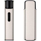 Resim Zigver Yeni Lichee Renk 6 Renk Pc Pu Deri Kılıf Lıl Katı Için 2.0 Koruma Kapağı Fildişi 