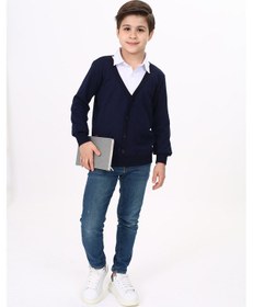 Resim Toontoy Kids Toontoy Erkek Çocuk Okul Sweatshirt Beyaz 