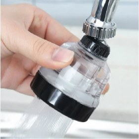 Resim Ozcmax Su Tasarruflu 3 Fonksiyonlu Oynar Musluk Başlığı - Şeffaf 