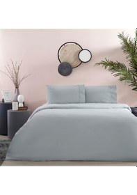 Resim Taç Basic Ranforce Çift Kişilik Nevresim Takımı Gri 000000001000046900 Gri 