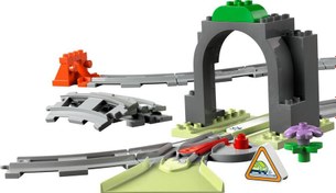 Resim Lego Duplo Kasabası Tren Tüneli ve Rayları Ek Macera Seti 10425 