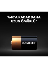 Resim Duracell Lr14/Mn1400 Alkalin Orta Boy C Pil 2 x 2'li 