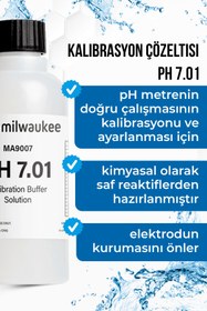 Resim Milwaukee Kalibrasyon Sıvısı Ph 7.01 230 ml Ma9007 