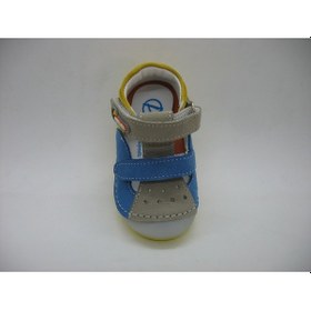 Resim Angelokids Perlina 01102 Doğal Deri Ortopedik Ilk Adım Ayakkabısı 18-21 (422289230) Mavi 