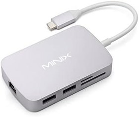 Resim Minix Neo C GRGR USB C Multiport Adaptörü Gri Adaptör 