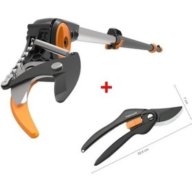 Resim Fiskars 115012 Upx86 Yüksek Dal Kesme Testeresiz + 111260-1000567 Budama Makası P26 