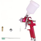 Resim 1.0mm Kırmızı Yüksek Basınçlı Hava Nozulu - H2000 Püskürtme Tabancası Ayarlanabilir Akış ve Basınç, Ergonomik Tutma Kolu Otomotiv Detaylandırma, Boyama, Zımparalama için - Profesyonel ve DIY Kullanımı, Boyama için Püskürtme Tabancası, Detaylandırma Aracı, Rahat Tutma, Hassas Nozul 