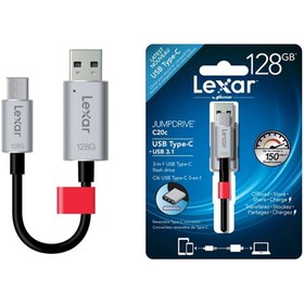 Resim Lexar Jumpdrive C20c 128 Gb Usb Type-c 3.1 Bellek 