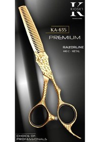 Resim Kioski Profesyonel Premium Lüks Ara Efile Makas 440-c 6 Numara Ka-635 