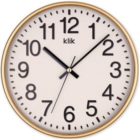 Resim Venüs Gold Minimalist Duvar Saati Gold 