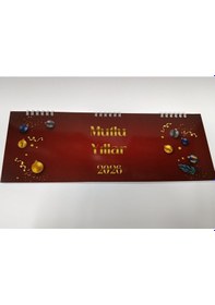 Resim 2026 Spiralli Masa Takvimi Küçük 12 X 34 