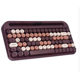 Resim Everest Kb-99 Mocha 2.4g+bt1+bt2 Çoklu Cihaz Bağlantılı Q Kablosuz Klavye 