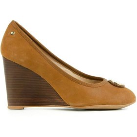 Resim Tommy Hilfiger Taba Dolgu Topuk Ayakkabı Taba - 39 