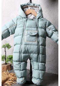 Resim Benitto Kids Kız Bebek Astronot Tulum-yeşil Yeşil 