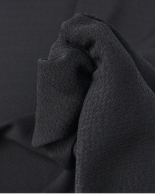 Resim Siyah Renkte Krep Kumaş En: 140cm-11435 