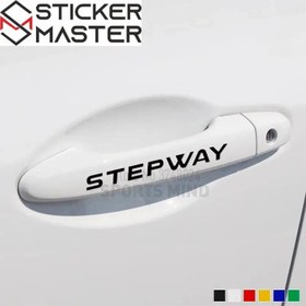 Resim Stepway Kapı Kolu Seti Sticker | Sticker Master - Mavi / 12 Cm 