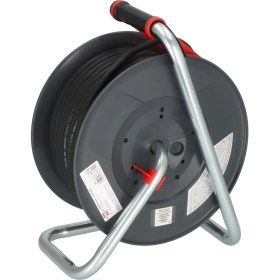Resim Brennenstuhl Profesyonel Serisi 40 Metre Kablolu 5 Soketli Isınma Sigortalı Cablepilot Özellikli Dış Mekan Makaralı Kablo (H07RN-F 3g2.5) 