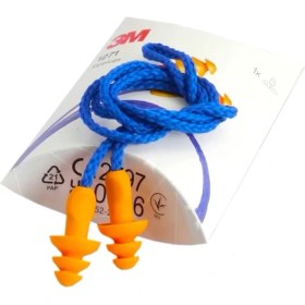 Resim 3m 1271 Kutusuz Ipli Yıkanabilir Kulak Tıkacı Tekrar Kullanılabilir Snr 26 Db 