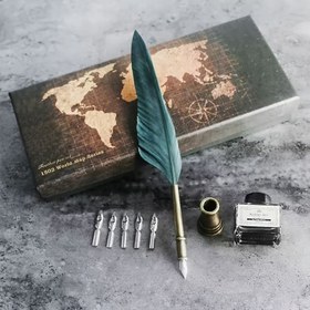 Resim 1 Avrupa Tarzı Retro Akçaağaç Yaprağı Gümüş Tüy Kalem, Ofis Dolma Kalem Seti – Günlük Kullanım ve Çalışma İçin Mükemmel, Zarif Tasarım, Arkadaşlar ve Aile İçin İdeal Hediye 