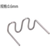 Resim Geeksen Araba Tampon Çatlak Onarımı İçin 0.6mm Plastik Kaynak Aracı, 500 Adet Paket, Hassas Kaynak, Kolay Onarım, Yenileme Yeteneği 