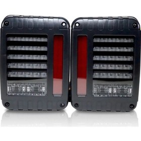 Resim Jeep Wrangler Rubicon Jk Helios Ledli Stop Seti 2007-2017 