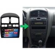 Resim Hyundai Santa Fe 2k Çözünürlükte Ekran Android 15 Multimedya Sistemi 8+256 Myway (2000-2005) 