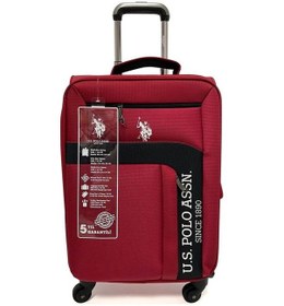 Resim U.s. Polo Assn. Bordo Kumaş Unisex Orta Boy Valiz Plvlz21282bo 001 