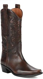 Resim Kahverengi Bayan Kovboy Çizmesi (Tax) 