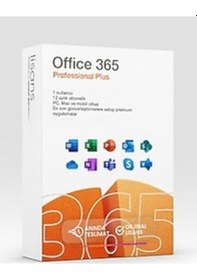 Resim Mıcrosoft Office 365 Pro Plus 2025 Lisans Üyeliği - Word, Excel, Outlook, Powerpoint, Onenote 