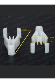 Resim bursaklips 2977- HONDA,HYUNDAİ,KİA RADYO TEYP NAVİGASYON KLİPSİ 87747-1C000 (5 ADET) 