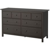 Resim HOMHET Hemnes 8 Çekmeceli Şifonyer Venge 